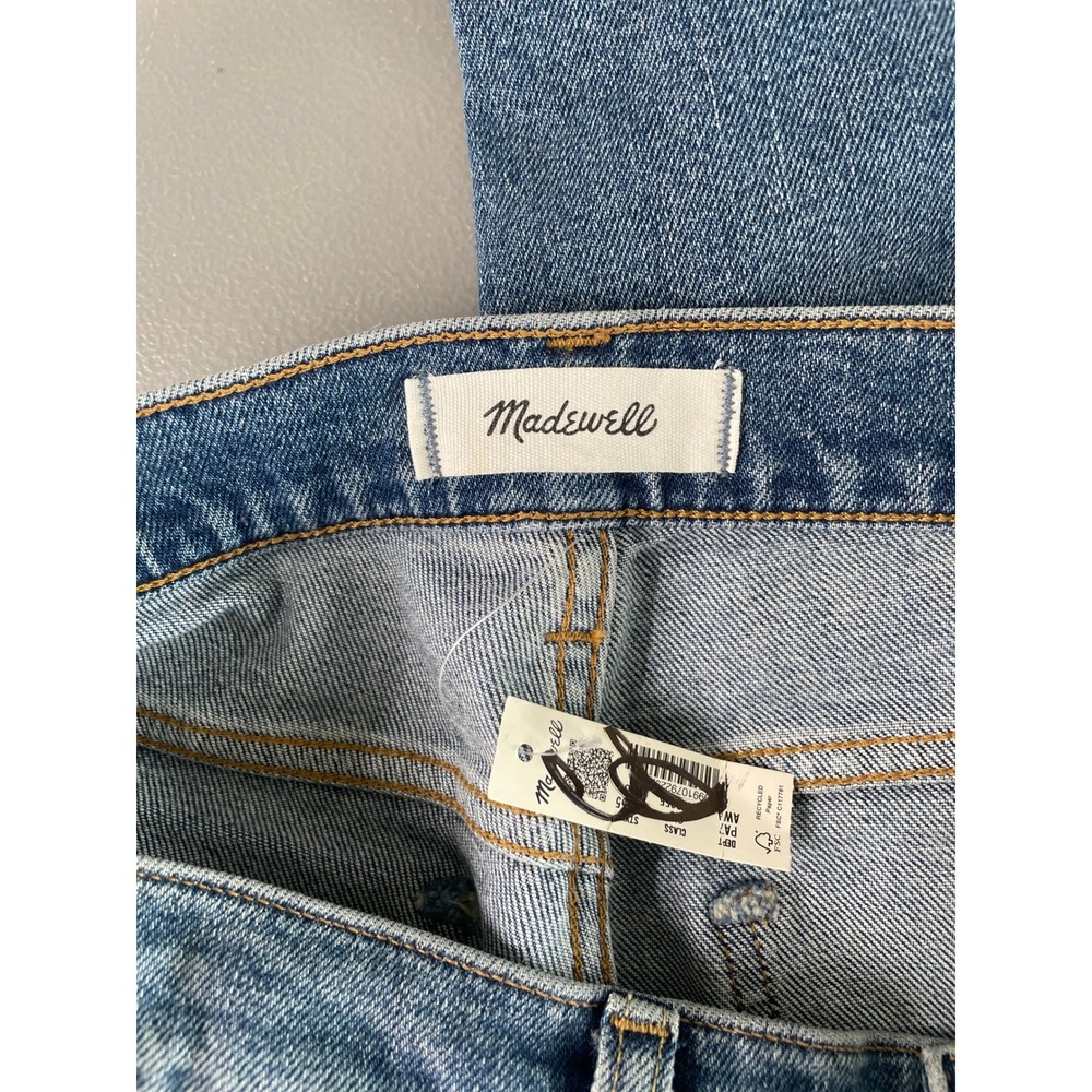 Madewell The Petite Jules Slim Straight Leg Jean 28 Petite Blue Denim NY555 - Picture 8 of 12